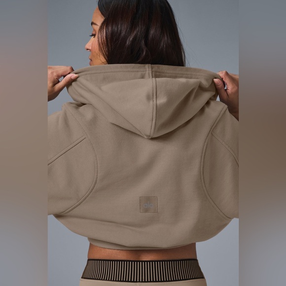 Alo Yoga Sweet Escape Zip-Up Hoodie Women’s Size - Picture 3 of 17